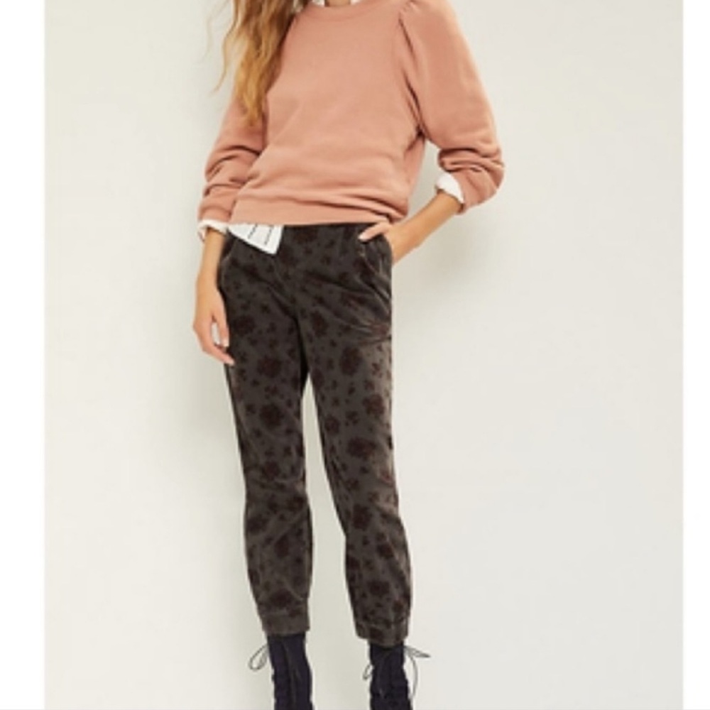 Anthropologie Kalea Floral Trouser Jogger